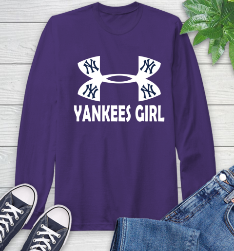 Under armour yankees t on sale shirt