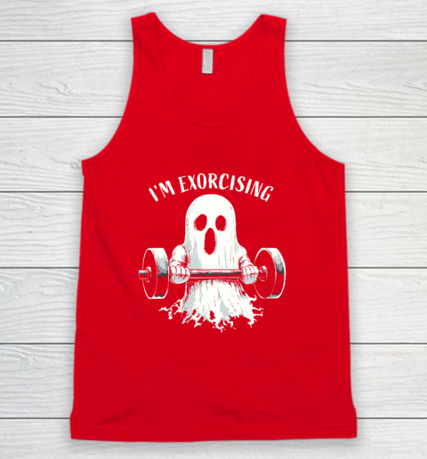 I'm Exorcising Funny Ghost Halloween Tank Top 4