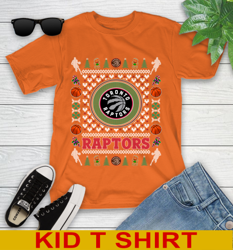 Toronto Raptors Merry Christmas NBA Basketball Loyal Fan Youth T-Shirt 8
