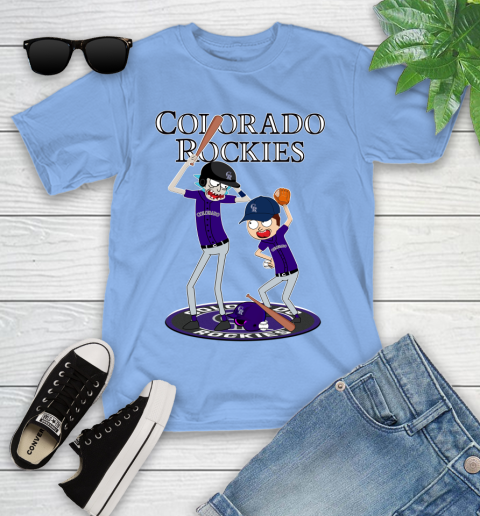 MLB Colorado Rockies Rick And Morty Baseball 113