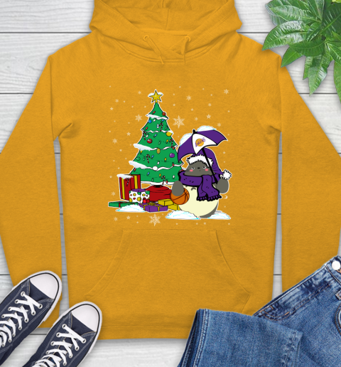 Los Angeles Lakers NBA Basketball Cute Tonari No Totoro Christmas Sports (1) Hoodie 2