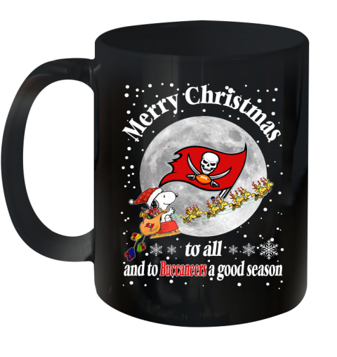 Tampa Bay Buccaneers Merry Christmas To All And To Buccaneers A Good Season NFL Football Sports Ceramic Mug 11oz