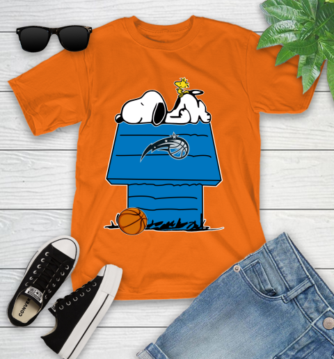 Orlando Magic NBA Basketball Snoopy Woodstock The Peanuts Movie Youth T-Shirt 7