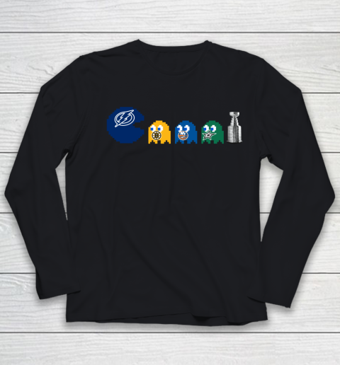 Tampa Bay Lightning x Pacman Create History For Stanley Cup Youth Long Sleeve