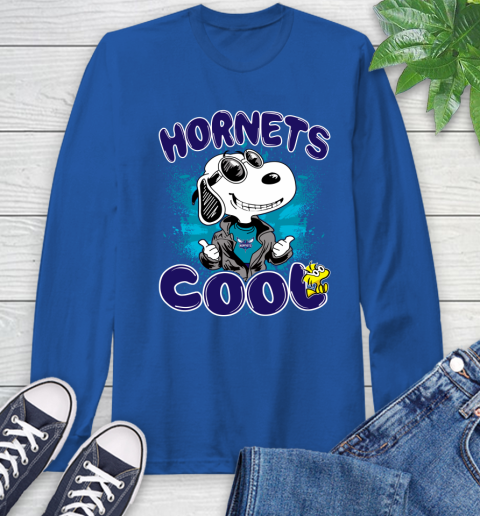 NBA Basketball Charlotte Hornets Cool Snoopy Shirt Long Sleeve T-Shirt 11