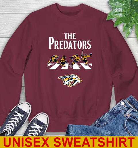 NHL Hockey Nashville Predators The Beatles Rock Band Shirt Sweatshirt 6