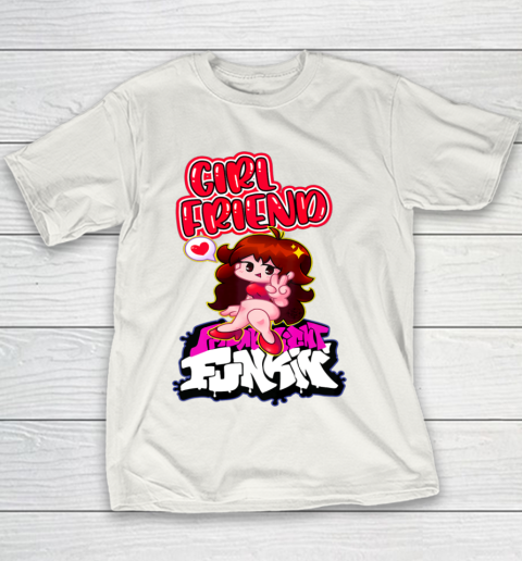 Graphic Friday Night Funkin Girlfriend Vaporwave For Fans Youth T-Shirt