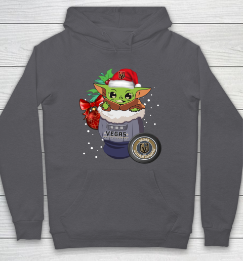 Vegas Golden Knights Christmas Baby Yoda Star Wars Funny Happy NHL Hoodie 7