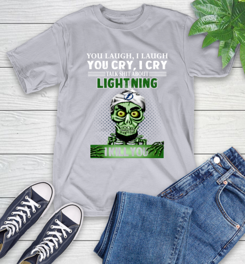 NHL Talk Shit About Tampa Bay Lightning I Kill You Achmed The Dead Terrorist Jeffrey Dunham Hockey T-Shirt 6
