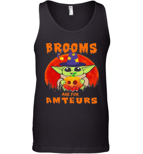 Halloween Witch Brooms Are For Amateurs Sunset Tank Top