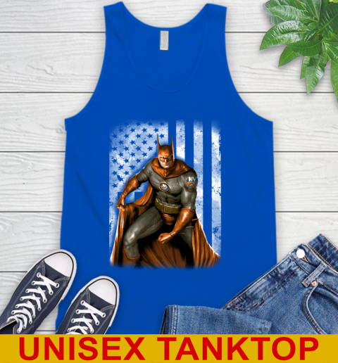 New York Islanders NHL Hockey Batman DC American Flag Shirt Tank Top 4
