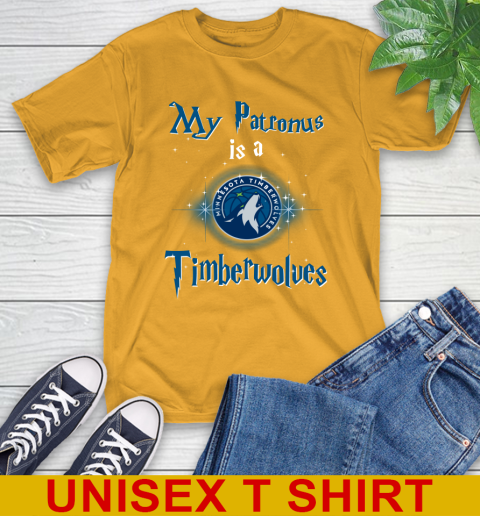 NBA Basketball Harry Potter My Patronus Is A Minnesota Timberwolves T-Shirt 2