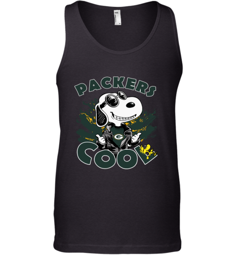 Green Bay Packers Snoopy Joe Cool We're Awesome Tank Top