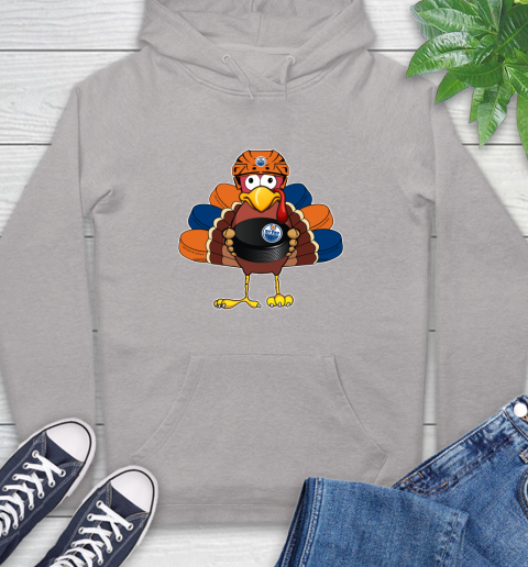 Edmonton Oilers Turkey Thanksgiving Day Hoodie 12