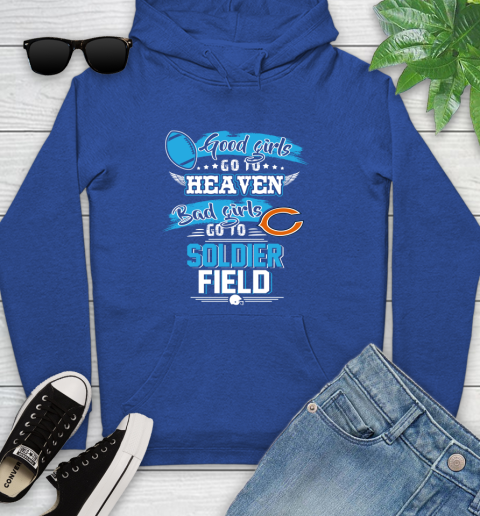 Chicago Bears NFL Bad Girls Go To Soldier Field Shirt Youth Hoodie 11