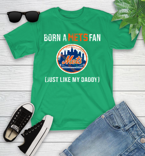 MLB Baseball New York Mets Loyal Fan Just Like My Daddy Shirt Youth T-Shirt 7