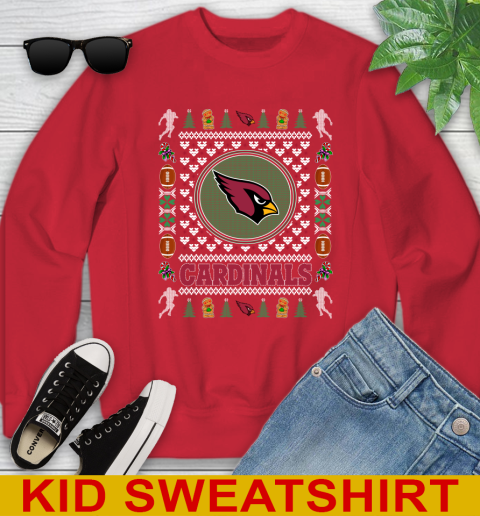 Arizona Cardinals Merry Christmas NFL Football Loyal Fan Youth Sweatshirt 7