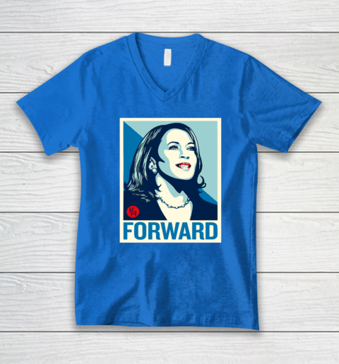 Kamala Harris Forward V-Neck T-Shirt 4