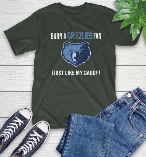 NBA Memphis Grizzlies Loyal Fan Just Like My Daddy Basketball Shirt T-Shirt 6