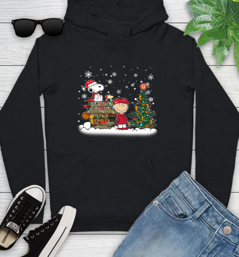 Houston Rockets NBA Basketball Christmas The Peanuts Movie Snoopy Championship Youth Hoodie