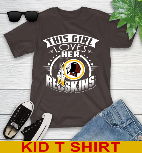 Washington Redskins NFL Football This Girl Loves Her Team 102