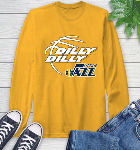 NBA Utah Jazz Dilly Dilly Basketball Sports Long Sleeve T-Shirt 3