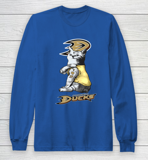 NHL My Cat Loves Anaheim Ducks Hockey Long Sleeve T-Shirt 6