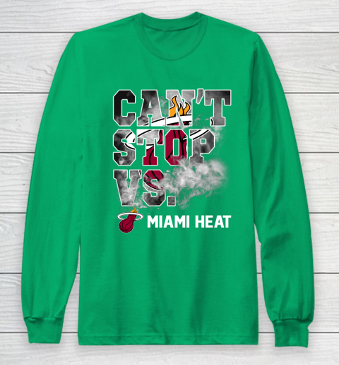 NBA Miami Heat Basketball Can't Stop Vs Long Sleeve T-Shirt 4