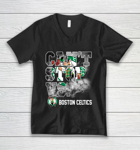 NBA Boston Celtics Basketball Can't Stop Vs V-Neck T-Shirt