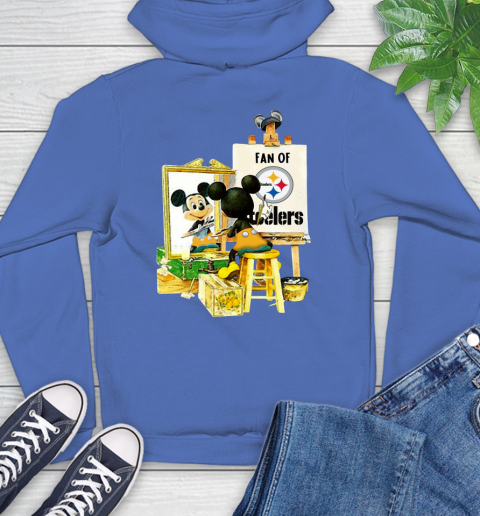 NFL Football Pittsburgh Steelers Mickey Drawing Shirt 22