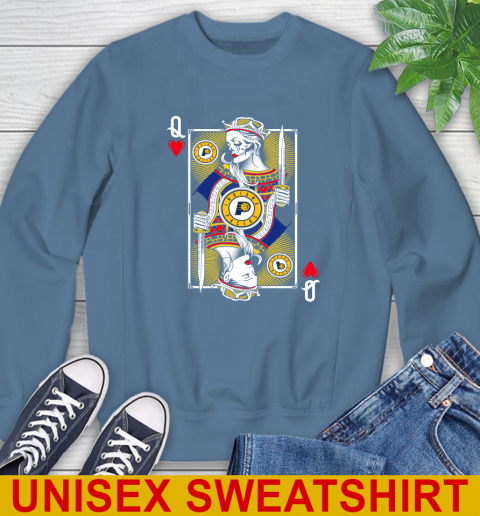NBA Basketball Indiana Pacers The Queen Of Hearts Card Shirt Sweatshirt 10