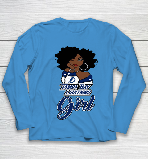 Tampa Bay Lightning Girl NHL Youth Long Sleeve 7