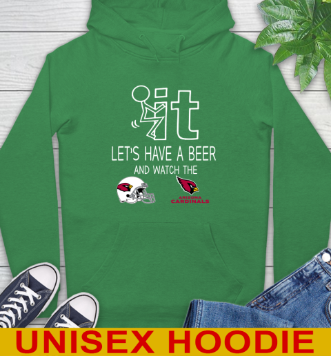 Arizona Cardinals Football NFL Let's Have A Beer And Watch Your Team Sports Hoodie 8