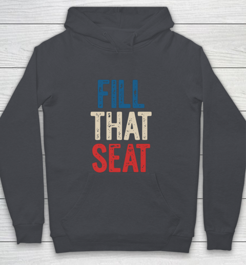 Fill That Seat Vintage North Carolina NC Fill The Seat Retro Youth Hoodie 5