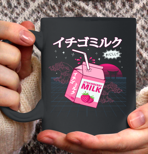 Strawberry Milk  VAPORWAVE Harajuku Ceramic Mug 11oz