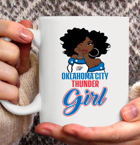 Oklahoma City Thunder Girl NBA Ceramic Mug 11oz 2