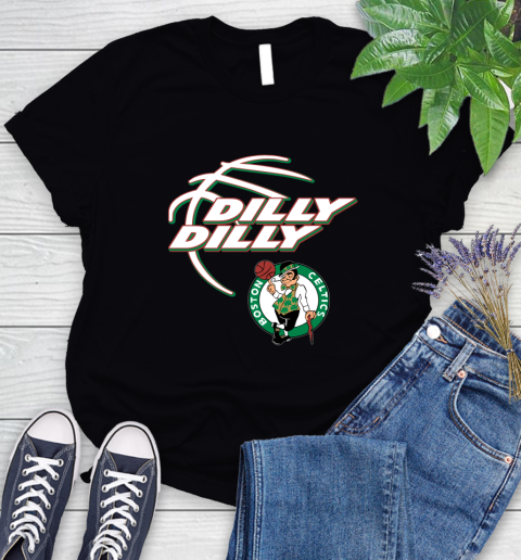 NBA Boston Celtics Dilly Dilly Basketball Sports Women's T-Shirt 2