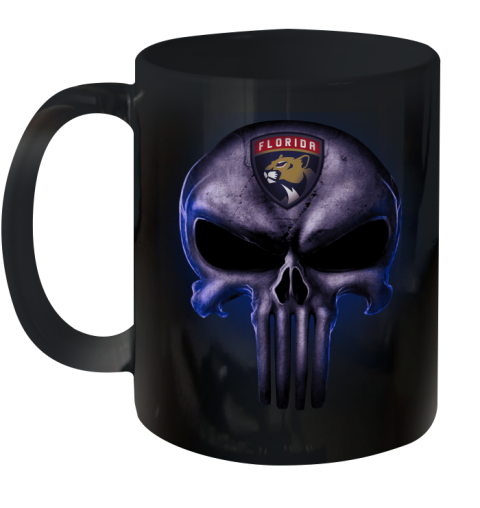 Florida Panthers NHL Hockey Punisher Skull Sports Ceramic Mug 11oz