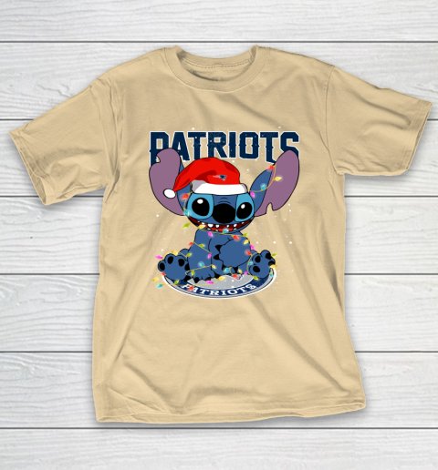 New England Patriots NFL Football noel stitch Christmas T-Shirt 5