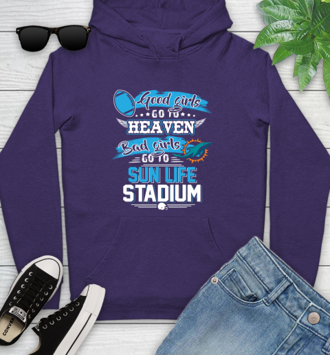 Miami Dolphins NFL Bad Girls Go To Sun Life Stadium Shirt Youth Hoodie 5