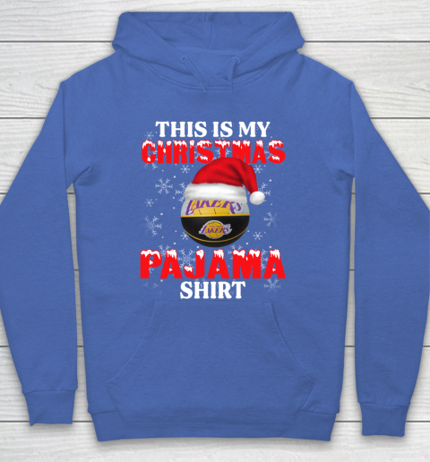 Los Angeles Lakers This Is My Christmas Pajama Shirt NBA Hoodie 6