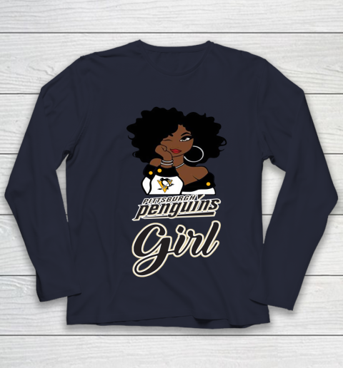 Pittsburgh Penguins Girl NHL Youth Long Sleeve 3