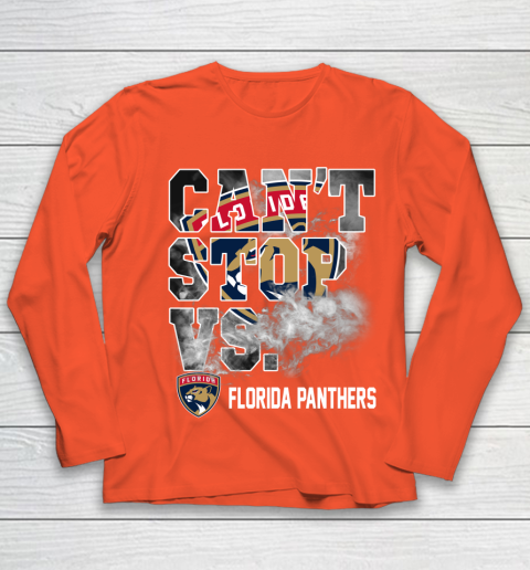 NHL Florida Panthers Hockey Can't Stop Vs Youth Long Sleeve 3