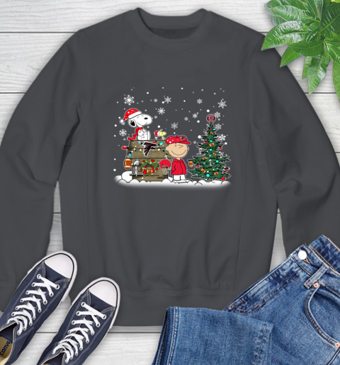 NFL Atlanta Falcons Snoopy Charlie Brown Christmas Football Super Bowl Sports Sweatshirt 6