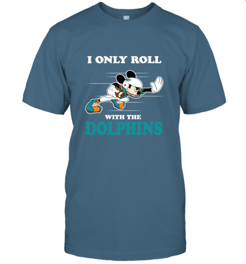 NFL Miami Dolphins Mickey And Floral Pattern For Fan Hawaiian