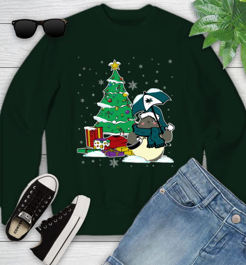 St.Louis Blues NHL Hockey Cute Tonari No Totoro Christmas Sports (2) Youth Sweatshirt 9