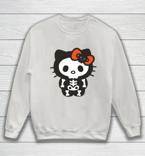 Hello Kitty Skeleton Halloween Sweatshirt 8