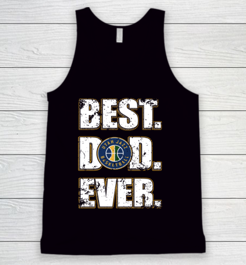 NBA Utah Jazz Basketball Best Dad Ever Family Shirt Tank Top