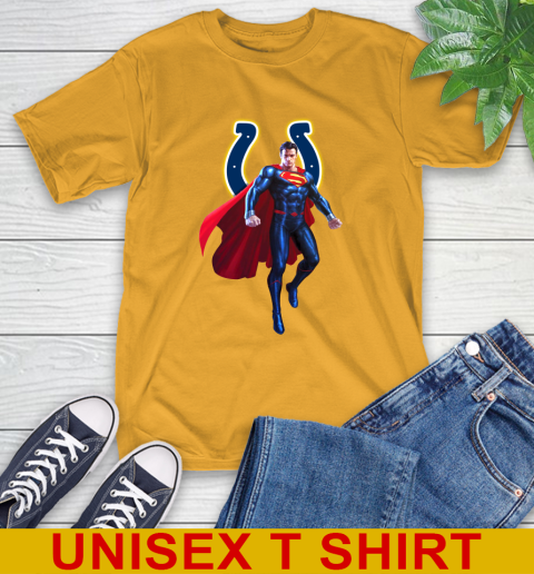 NFL Superman DC Sports Football Indianapolis Colts T-Shirt 3