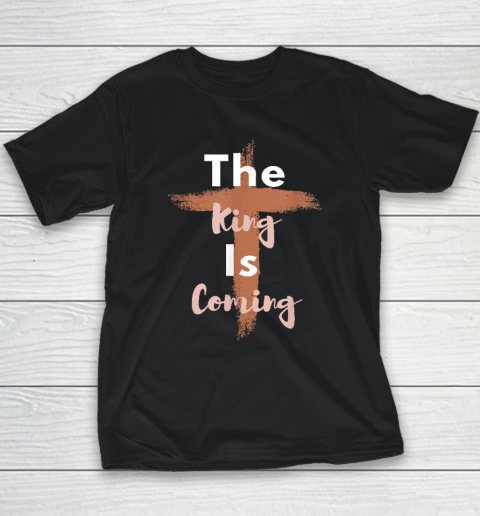Jesus is King  King is Coming  Christian Apparel  Faith Youth T-Shirt